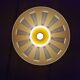 Yellow 80s plastic pendant lamp