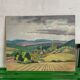 Painting oil landscape countryside 1942