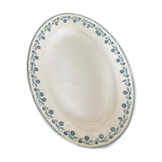 Oval plate georgette