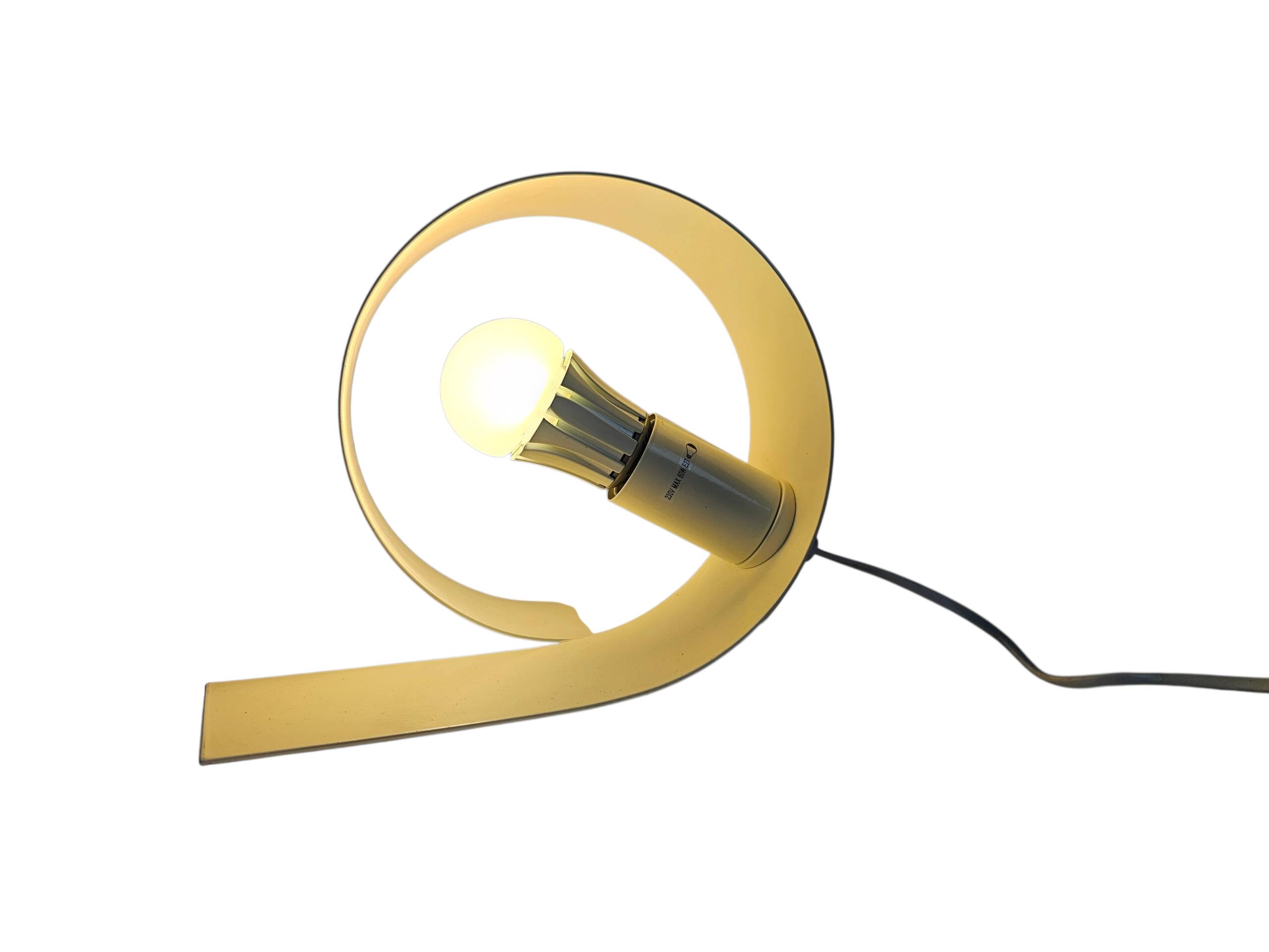 Massive - Fabriqué en Belgique - Lampe Looping - Lampe de table - Laquée bl