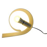 Massive - Fabriqué en Belgique - Lampe Looping - Lampe de table - Laquée bl