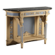 Console ancienne de style néoclassique en bois sculpté, XIXe siècle
