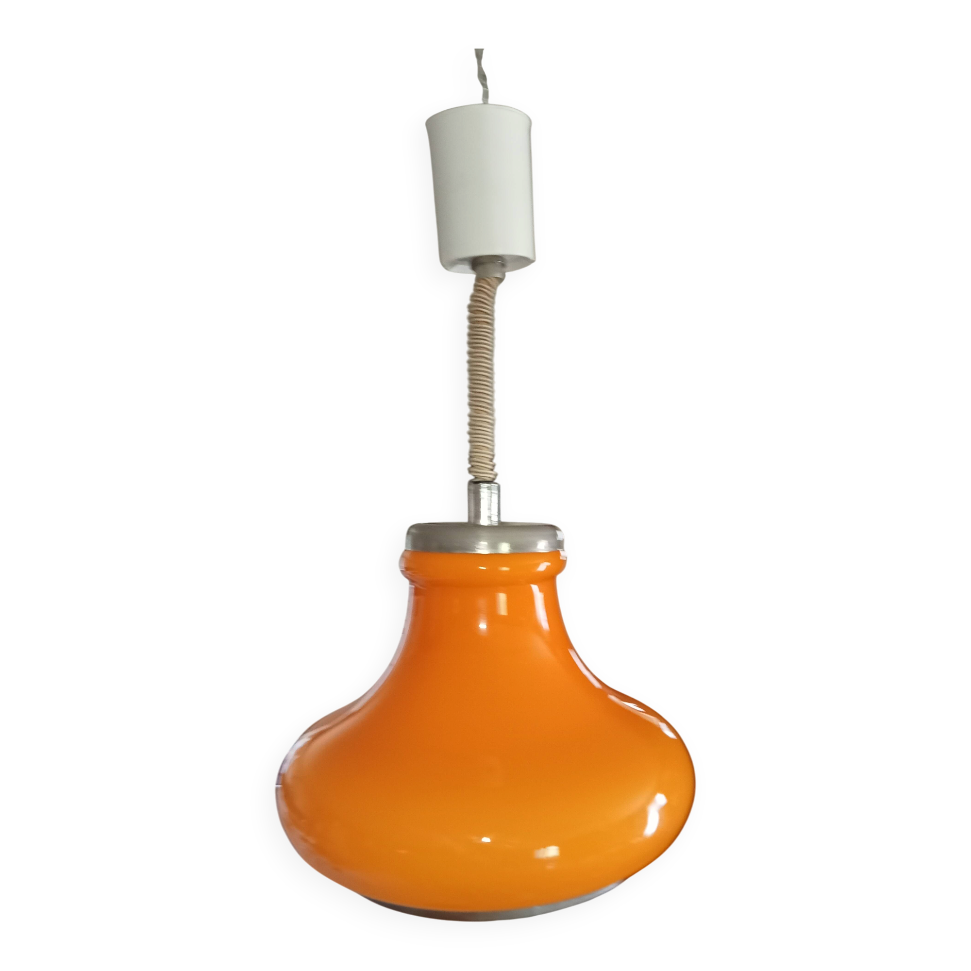 VINTAGE SUSPENSION MONTE ET DESCENDS / ORANGE GLOBE / 70s/80s