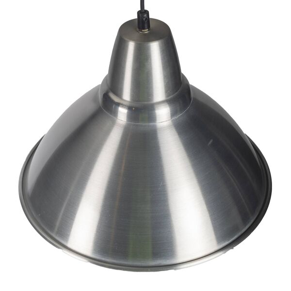 Lampe industrielle en aluminium brossé