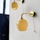 Vintage wall lamp with pull switch