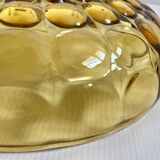 Amber crystal dish circa 1960