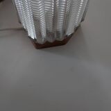 Scandinavian wall lights in copper and pressed glass