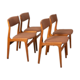 Set of 4 Danish Chairs by Nova Møbler