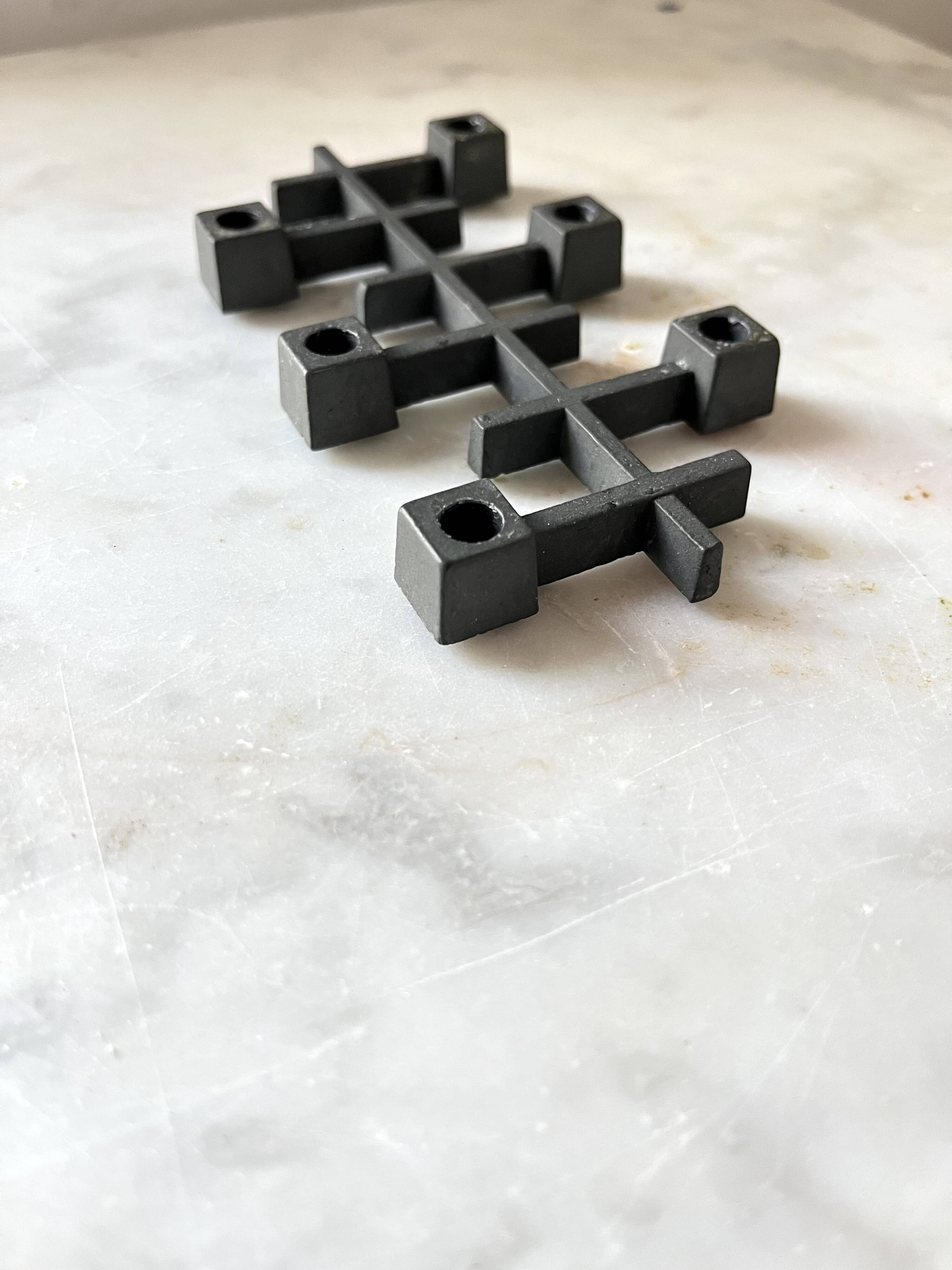 Vintage PARO Modular Candleholder by Jens Quistgaard – Danish Brutalist