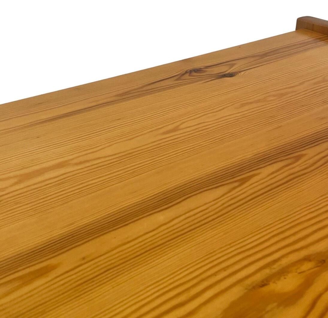 Vintage coffee table pinewood minimalist 1960s
