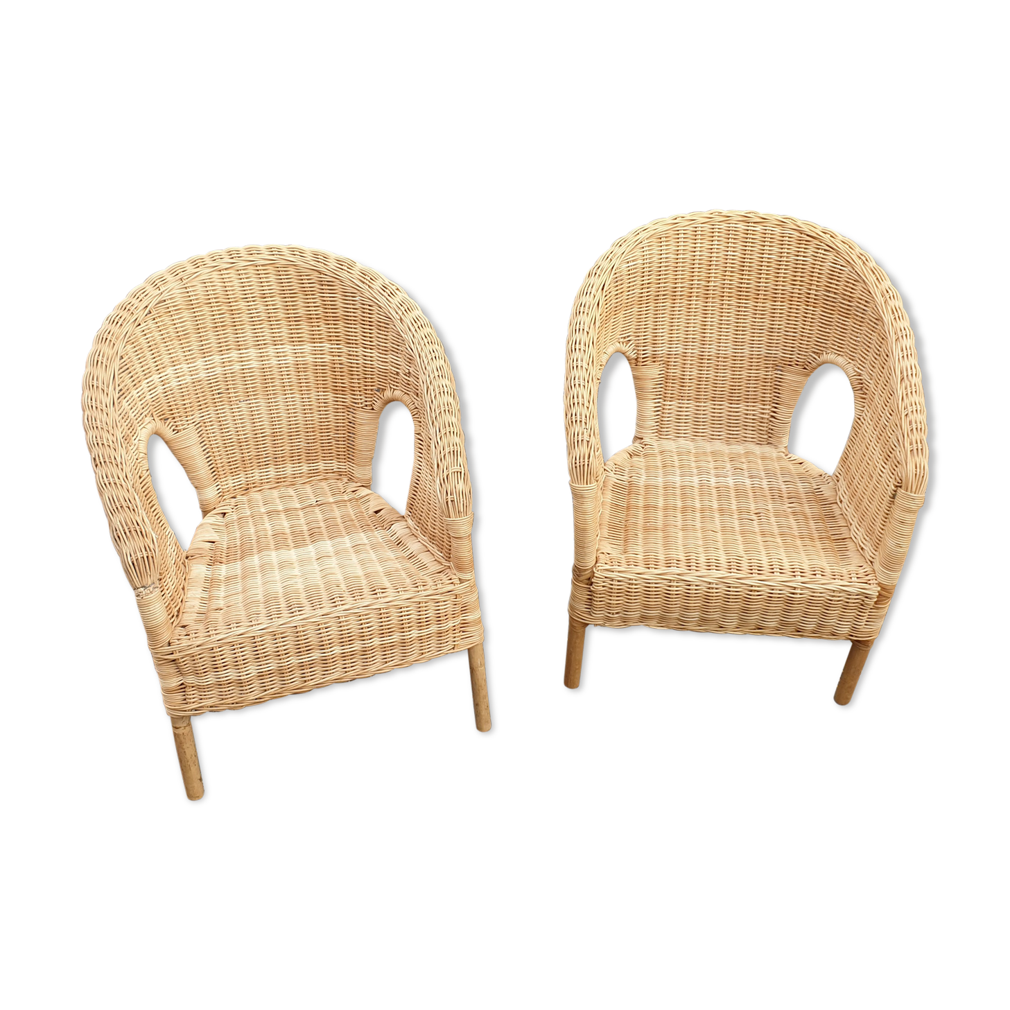 Child rattan chairs