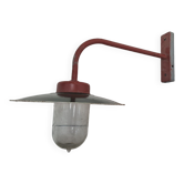 Industrial iron wall light
