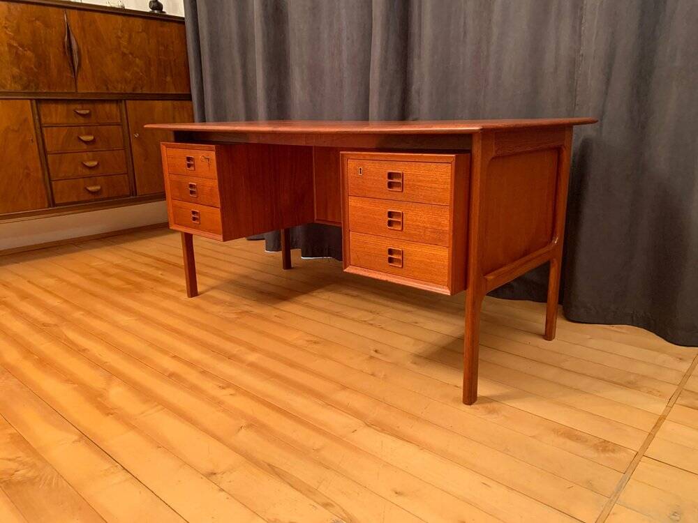 Double-sided desk attributed to Arne Vodder from Brouer Møbelfabrik, Denmark, 1960s
