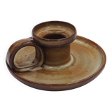 Stoneware candle holder