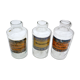 3 apothecary jars, antique blown glass pharmacy