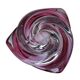 Vase Wave Val-Saint-Lambert rubis sommerso design Delvenne 1950