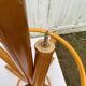 Baumann bistro style 1960 curved light wood parrot coat rack