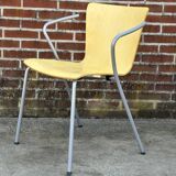 vintage fritz hansen vico magistretti duo bentwood stacking armchairs set of four