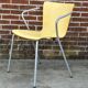 vintage fritz hansen vico magistretti duo fauteuils empilables en bois courbé ensemble de quatre