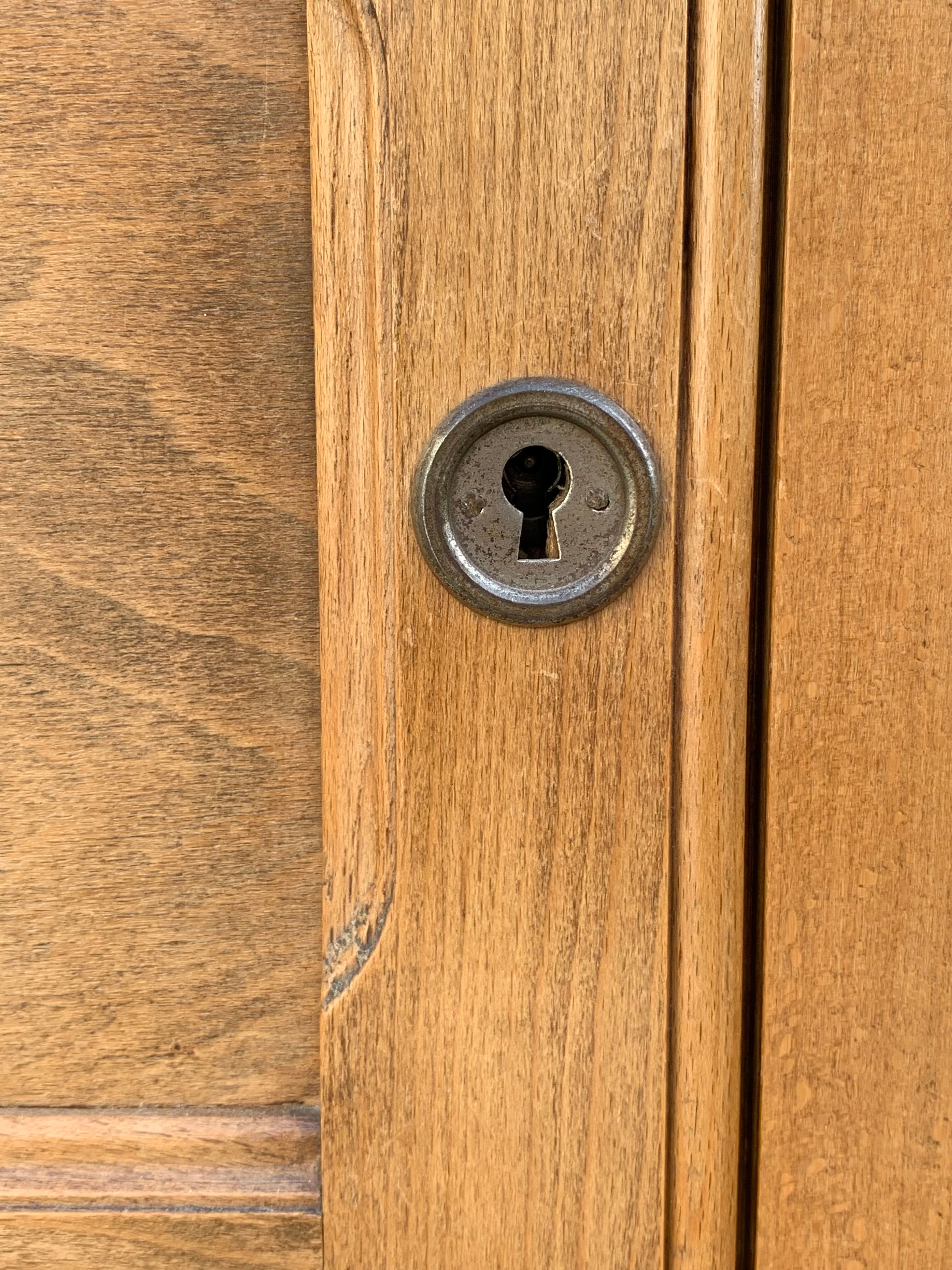 Parisian wardrobe art deco 1930 removable wardrobe beech solid