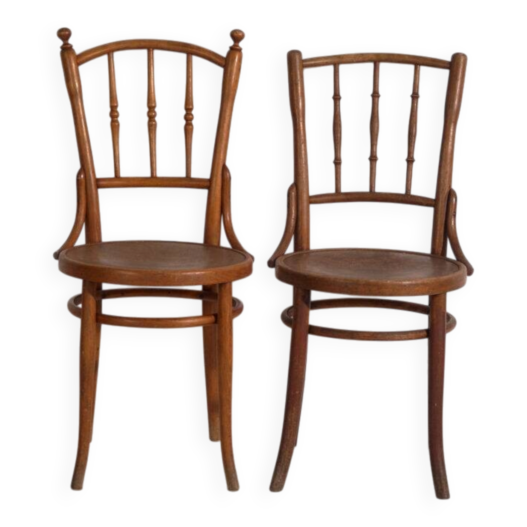 Set of 4 antique bentwood chairs in Thonet style – Central Europe, circa 1900