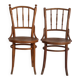Set of 4 antique bentwood chairs in Thonet style – Central Europe, circa 1900