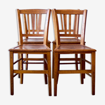 Ensemble de chaises bistrot 1920