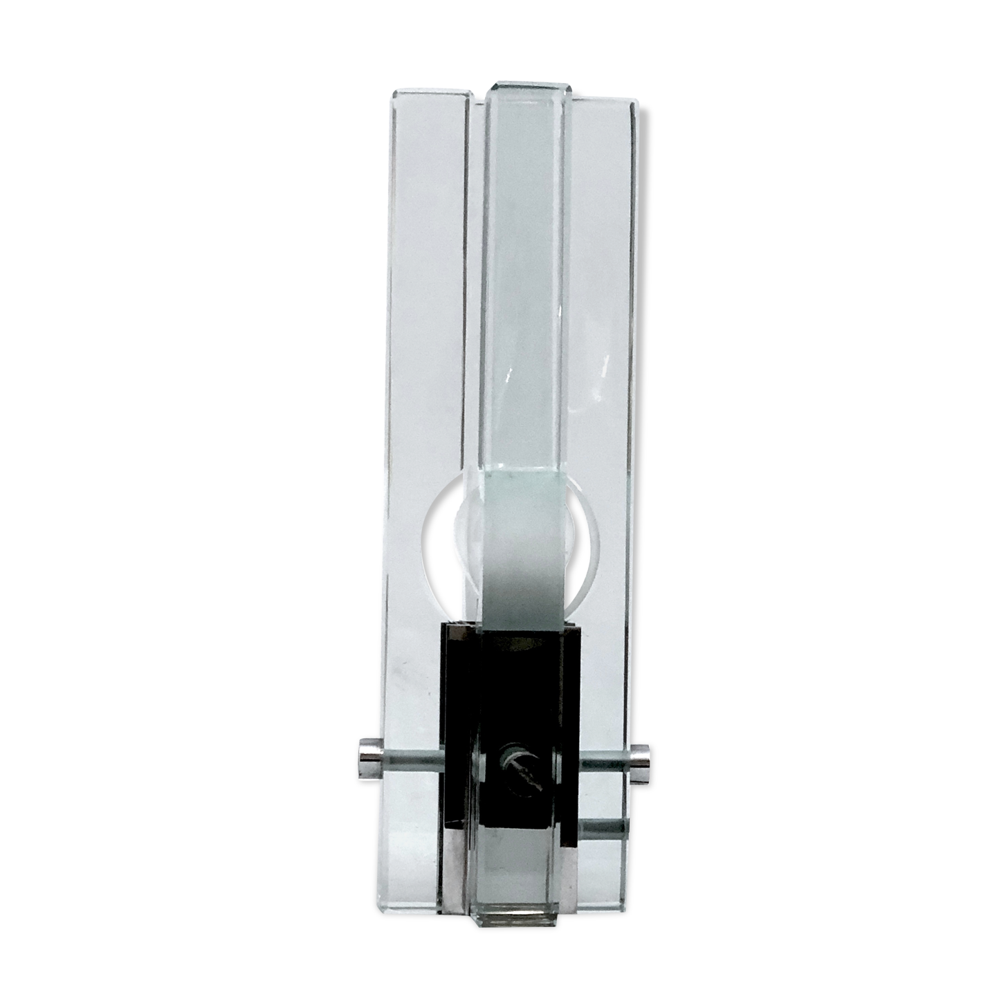 Gallotti e Radice, Vintage glass table lamp from 70s