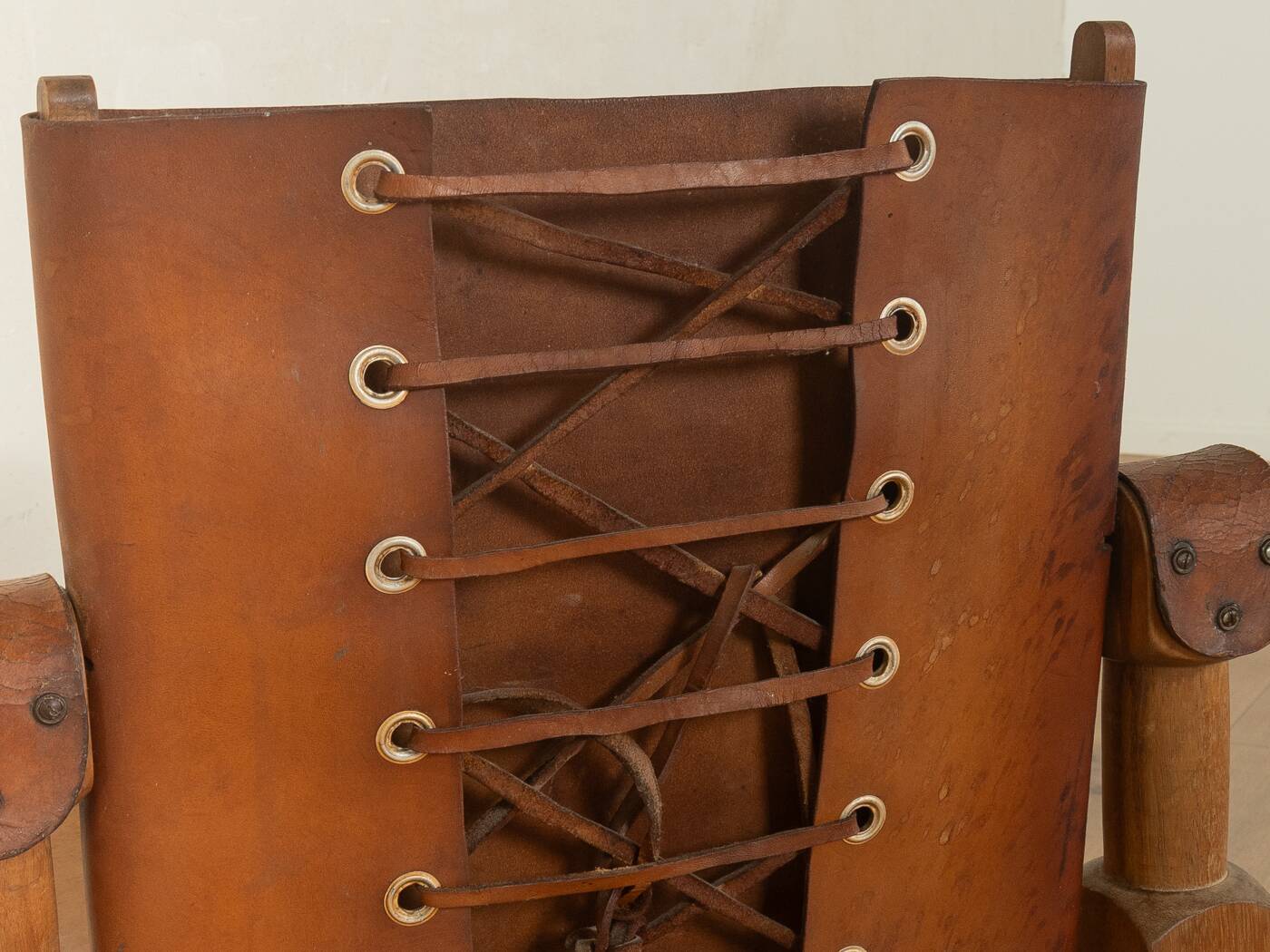 Brutalist Vintage Safari Armchair