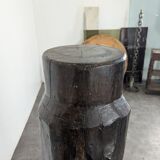 Brutalist presentation column in solid oak