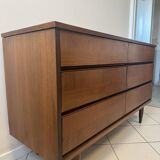 6-drawer Scandinavian style chest of drawers
