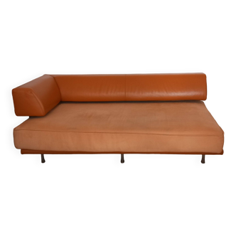 Leather & suede sofa / bench