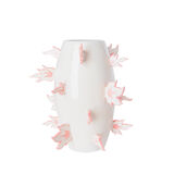 Vase à flamme rose