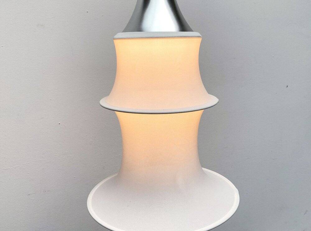 Falkland suspension lamp model by Bruno Munari for Danese Milano.