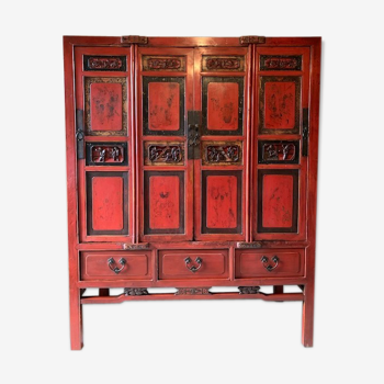 Armoire chinoise laquée