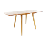 Mid century Ercol beech & elm drop leaf dining kitchen breakfast table