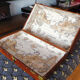 Vintage suitcase "World Map" restored 54,5x32x17,5 cm