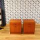 Pair of nightstands Vintage teak Scandinavian Design 1965