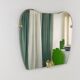 Scultpural Brass Hand Mid-Century Wall Mirror, Italy, 1950s
