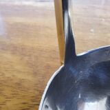 Small Ercuis ladle with silver-plated metal pouring spout