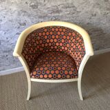 Contemporary shepherdess/marquise style armchair