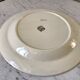 round dish Villeroy & Boch La Louvière Belgian manufacture in Iron Earth early twentieth century