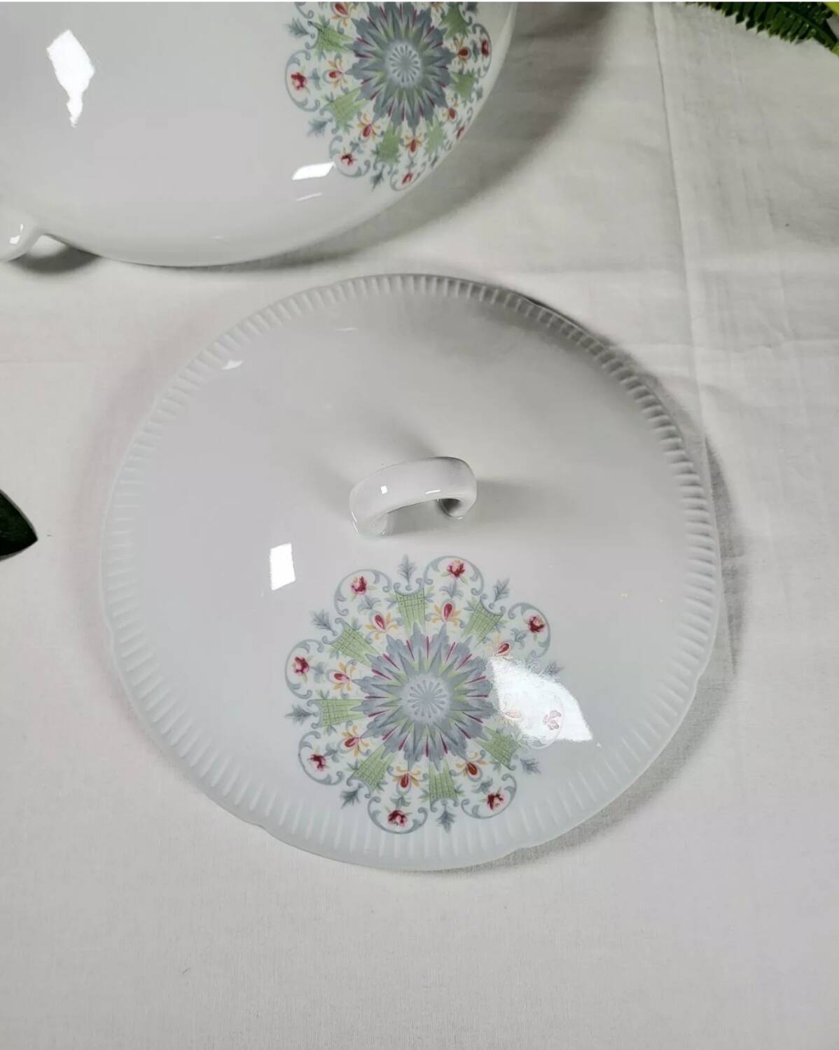 Vegetable Soup Tureen in Vierzon Porcelain
