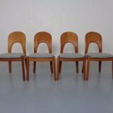 Vintage Morten Dining Chairs in Teak by Niels Koefoed for Hornslet Møbelfabrik, 1970s, Set of 4