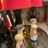 Paire de lampes en céramique