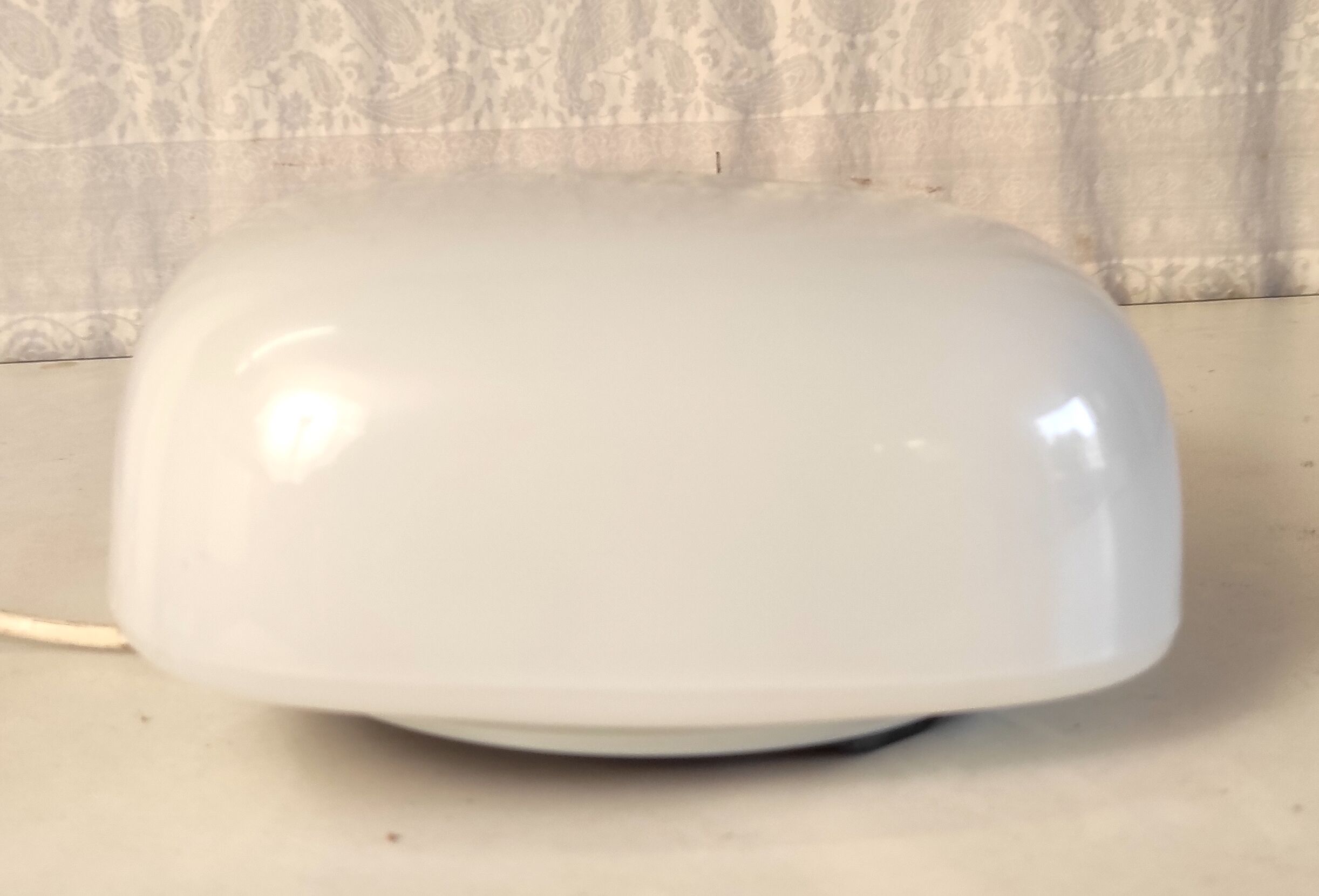 Opal glass wall lamp 60s/70s