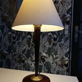 Lamp style art deco foot wood Mazda