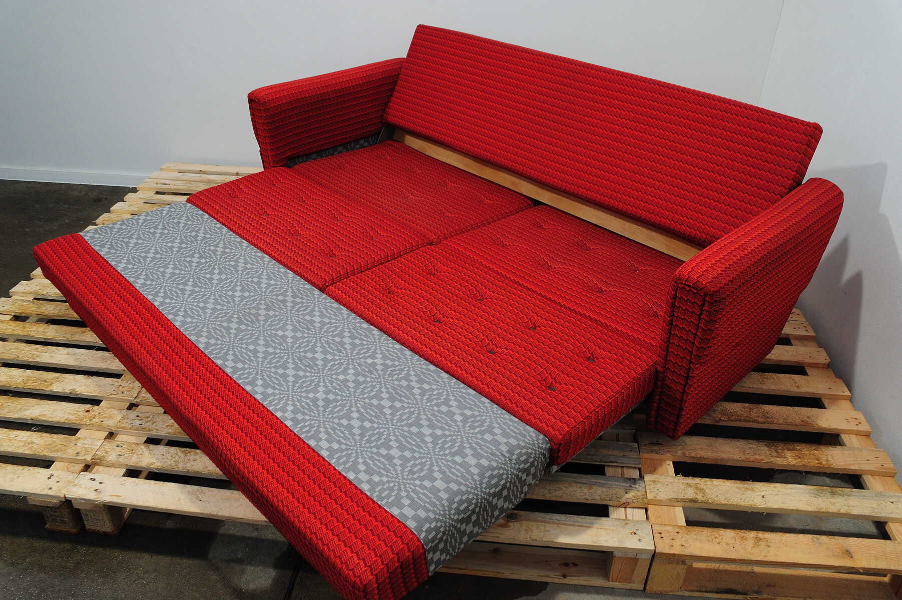 Ensemble de salon vintage bloc de l’Est, Tchécoslovaquie, années 1970