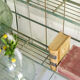 Antique florist metal shelf-industrial shelf
