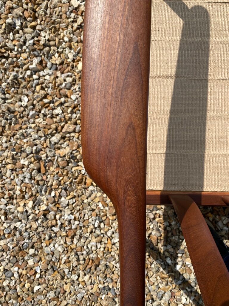 Pair of Scandinavian teak armchairs